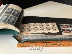 Stamp albums uncirculated stamps and children's collection