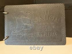 Stamp albums uncirculated stamps and children's collection