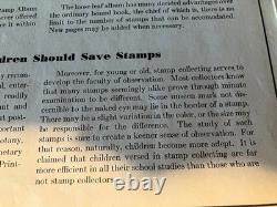 Stamp albums uncirculated stamps and children's collection