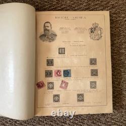 Stamp collection! A wonderful album from the late 19th century. E25271