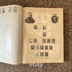 Stamp collection! A wonderful album from the late 19th century. E25271