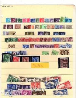 Stamp collection estate box 1000 worldwide stamps on covers album stock pages