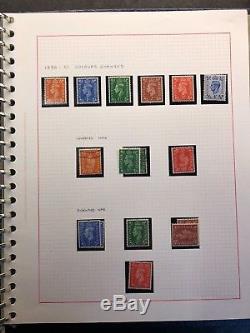 Stamp collection in album GB commonwealth stock book