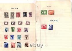 Stamp collection worldwide 115 territories used MH 1675+ items CV 435 JJ1