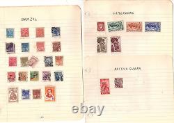 Stamp collection worldwide 115 territories used MH 1675+ items CV 435 JJ1