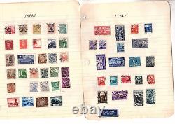 Stamp collection worldwide 115 territories used MH 1675+ items CV 435 JJ1