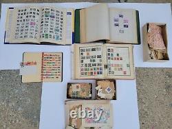 Stamp collections mixed lots. Single Pages, Envelopes with first day of issue