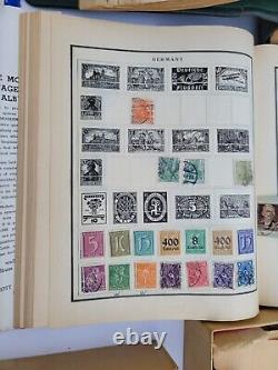 Stamp collections mixed lots. Single Pages, Envelopes with first day of issue