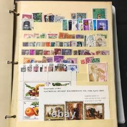 Stamp stock Book Aprox over 3600 Stamps 90 Countries Mint & Used