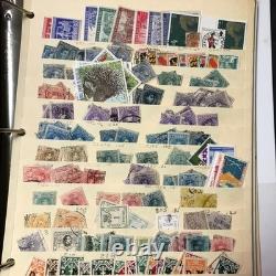 Stamp stock Book Aprox over 3600 Stamps 90 Countries Mint & Used