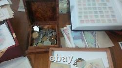 Stamps Collection Bank Notes Coins Albums Mint Set Used New Worldwide Boxes