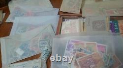 Stamps Collection Bank Notes Coins Albums Mint Set Used New Worldwide Boxes