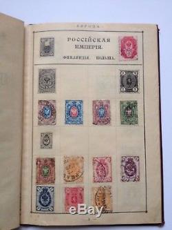 Stamps Rare Collection 1900s Vintage Album Europe America Africa Asia Austr VG