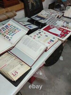 Stamps Stamps Stamps Large Collection Of Old Stamps First Day Covers Etc All For