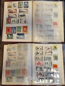 Stamps collection. China. PRC. Stamp. 300 pieces. In the album. Mao Zedong