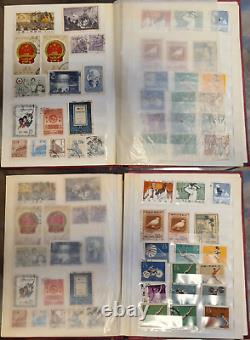 Stamps collection. China. PRC. Stamp. 300 pieces. In the album. Mao Zedong