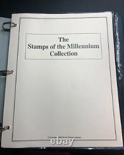 Stamps of the Millennium Collection 2000 Mystic Album 62 Souvenir Sheets MNH