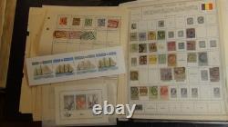 Stampsweis Belgium collection in 2 post album Harris pages est 2000 Stamps
