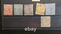 Stampsweis British Colonies collection on Scott album pages + est 1000 stamps