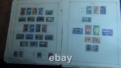 Stampsweis British Colonies collection on Scott album pages + est 1000 stamps