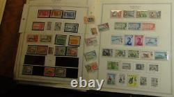 Stampsweis British Colonies collection on Scott album pages + est 1000 stamps