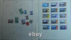 Stampsweis British Colonies collection on Scott album pages + est 1000 stamps