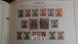 Stampsweis British Cols collection in huge Minkus album est 4350 stamps