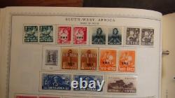 Stampsweis British Cols collection in huge Minkus album est 4350 stamps