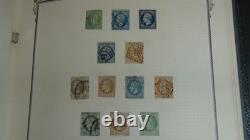 Stampsweis France stamp collection in Scott Specialty album est 1833 to'72