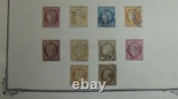 Stampsweis France stamp collection in Scott Specialty album est 1833 to'72