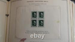 Stampsweis Germany stamp collection in Minkus album est 4100 stamps to 1994