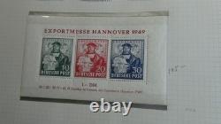 Stampsweis Germany stamp collection in Scott Specialty album est 1886 to 70s