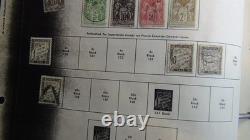 Stampsweis Huge France stamp collection in Minkus album to 1995 est 2000 stamps