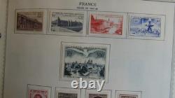 Stampsweis Huge France stamp collection in Minkus album to 1995 est 2000 stamps