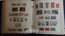 Stampsweis Huge France stamp collection in Minkus album to 1995 est 2000 stamps