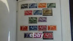 Stampsweis Italy stamp collection in Minkus Specialty album est loaded stamps
