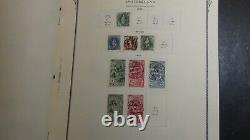 Stampsweis Switzerland collection in Scott Specialty album est 1350 stamps to 87