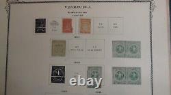 Stampsweis Venezuela collection in Scott Specialty album est 1122 or so stamps