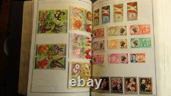 Stampsweis WW collection in two thick Harris Standard albums with est 16k stamps