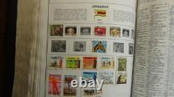 Stampsweis WW collection in two thick Harris Standard albums with est 16k stamps