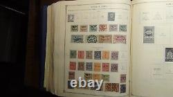 Stampsweis WW stamp collection in Scott Intl est 6050 stamps Sax to Up Siles