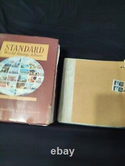 Standard World Stamp Album New And Used Stamps With Extras