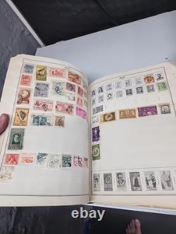 Statesman Deluxe Album Worldwide Loaded With Stamps. Really Old UsA Ones