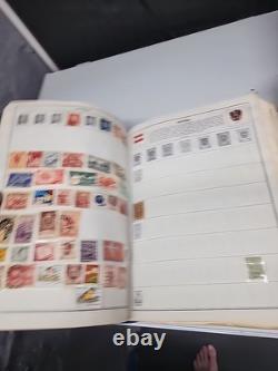 Statesman Deluxe Album Worldwide Loaded With Stamps. Really Old UsA Ones
