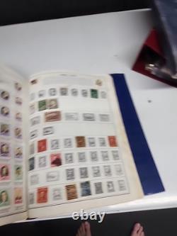 Statesman Deluxe Album Worldwide Loaded With Stamps. Really Old UsA Ones
