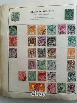 Strand Stamp Album Containing A Large Collection of Worldwide Stamps