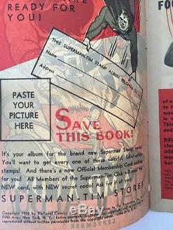 Superman -Tim 9/1948 Stamp Album Issue Giveaway