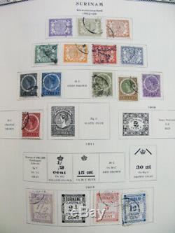 Surinam Early Stamp Collection Loaded In Scott Album