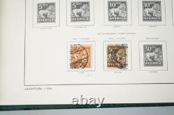 Sweden 1858-1961 Collection Of 650+ Stamps Mint & Used In Lighthouse Album
