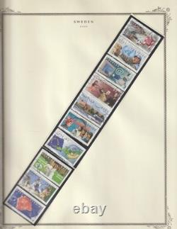 Sweden Collection 2000 -09, 65 + Scott Album Pages MNH, Unused and Used $440.00